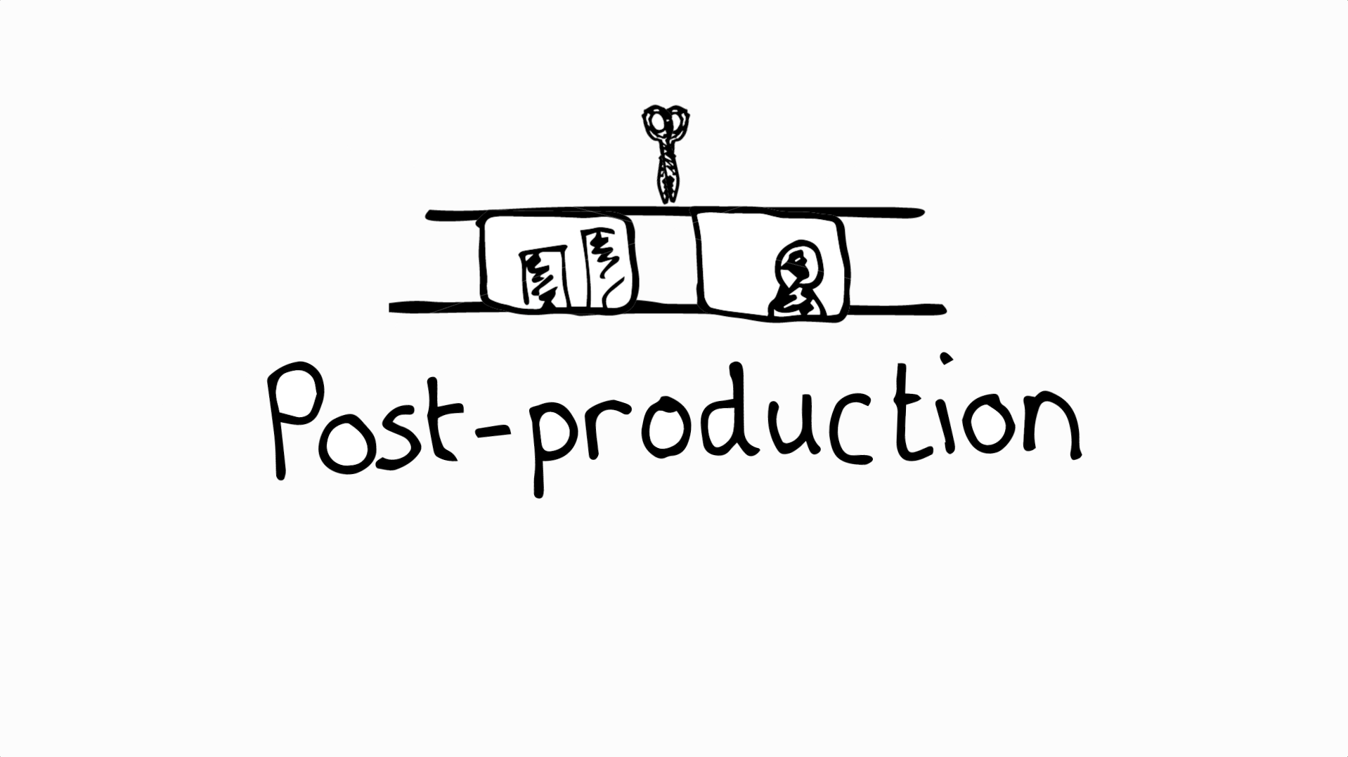Post Production hand drawn image